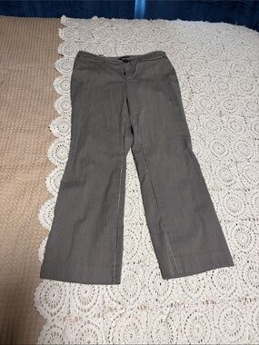 Banana Republic Black and White Pinstripe Pants